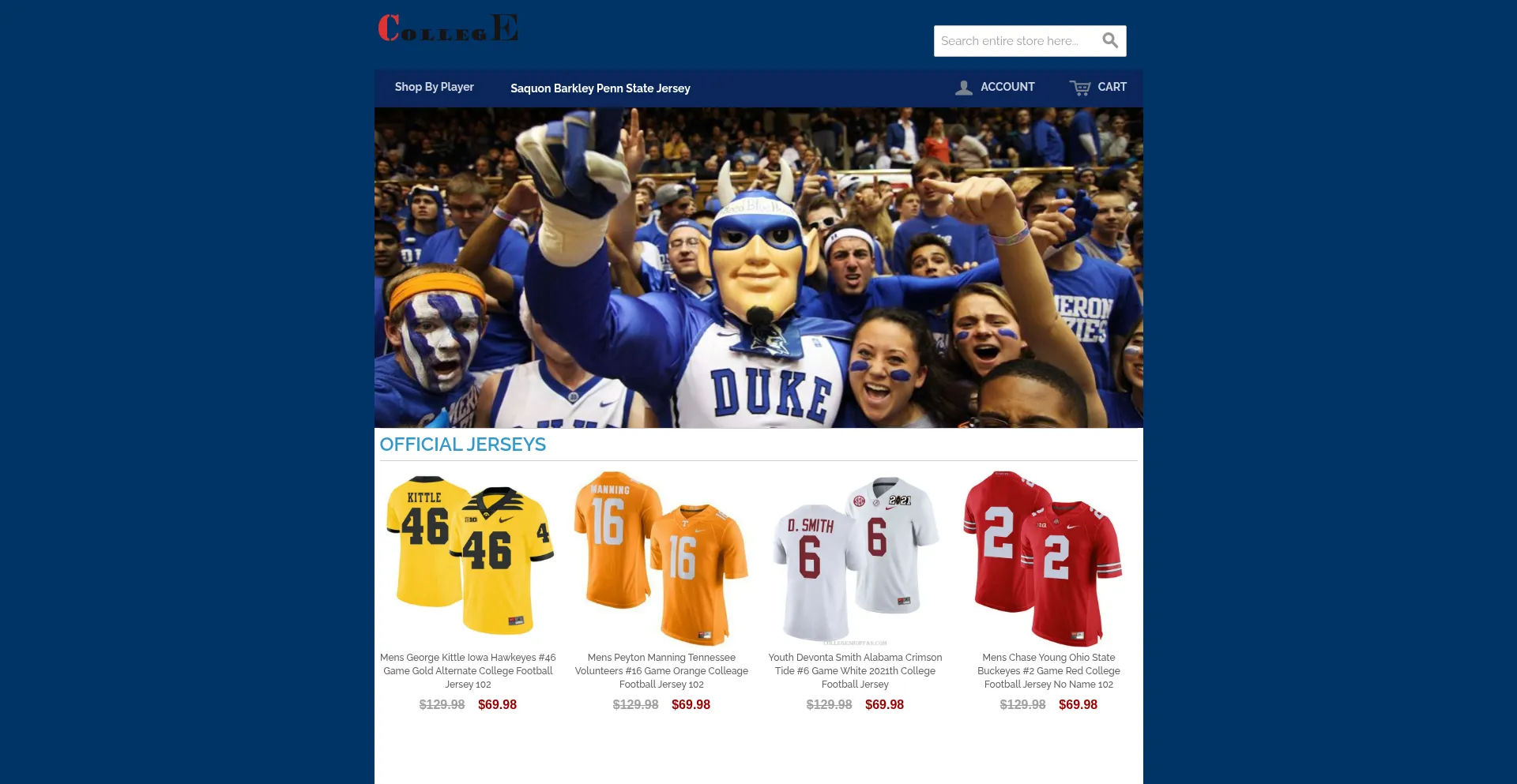 Collegeshopfan.us