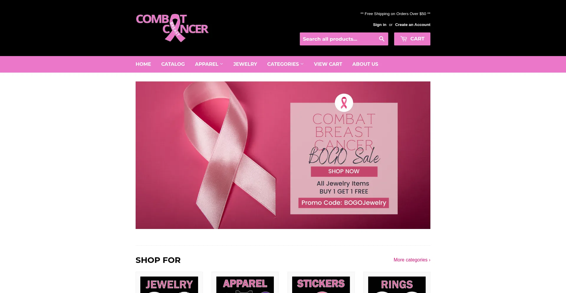 Combatbreastcancer.com Screenshot