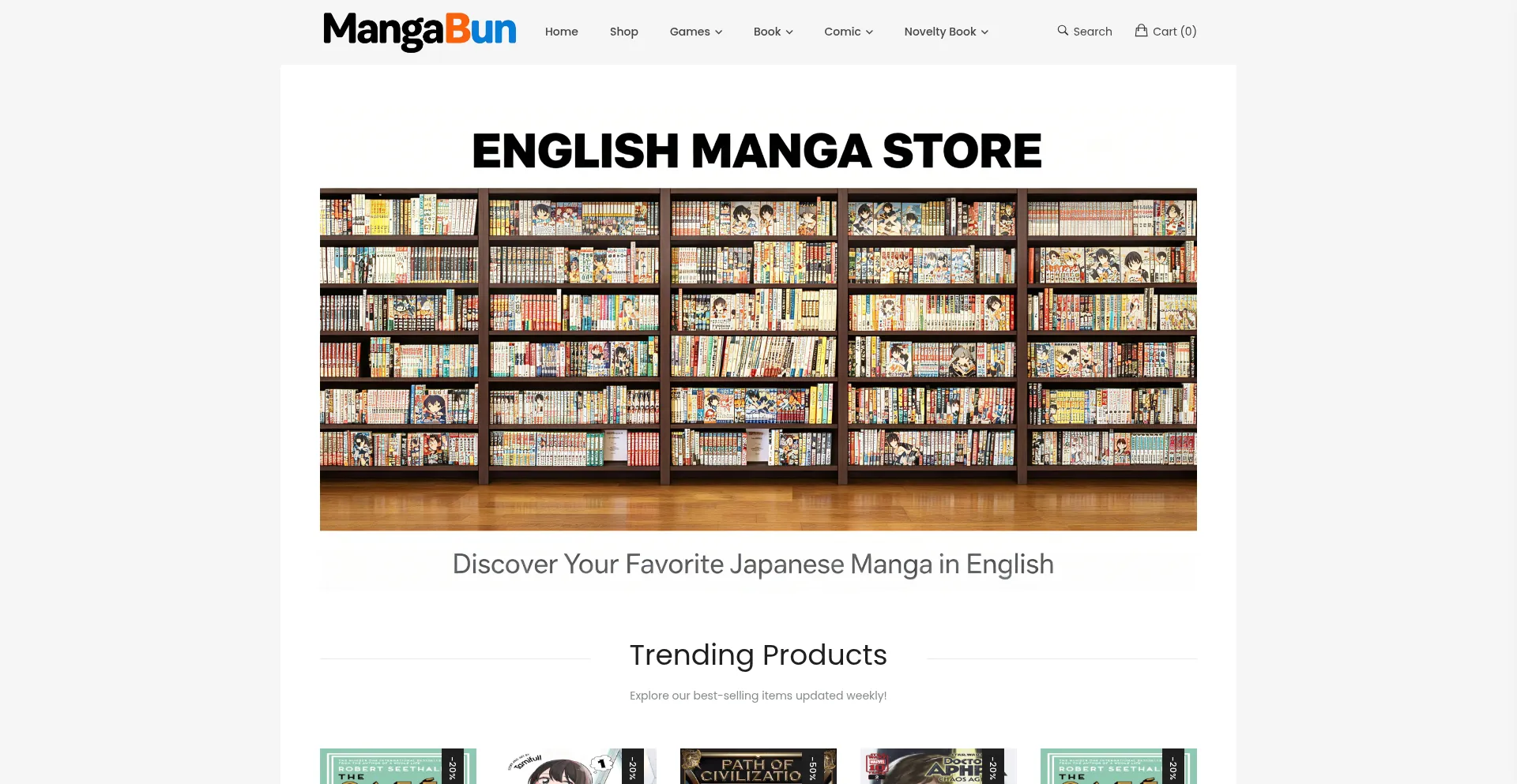 Comicnovelstore.com