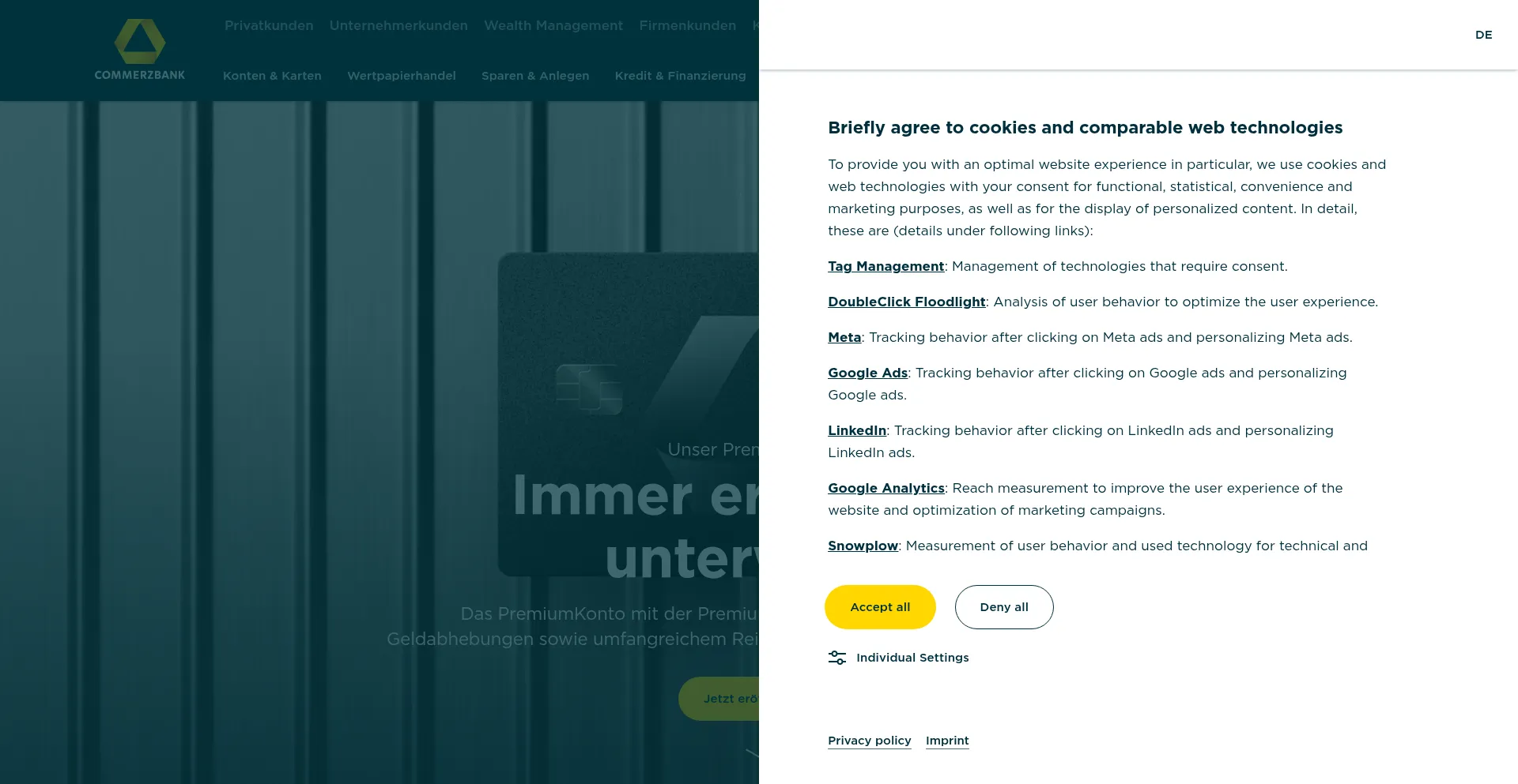 ¿És Seguro y Confiable Commerzbank.de?