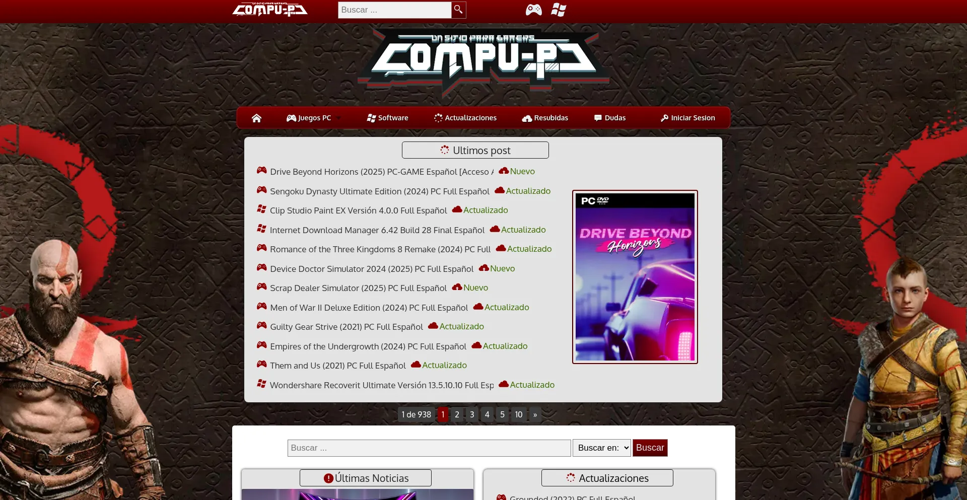 Website screenshot of Compu-pc.com