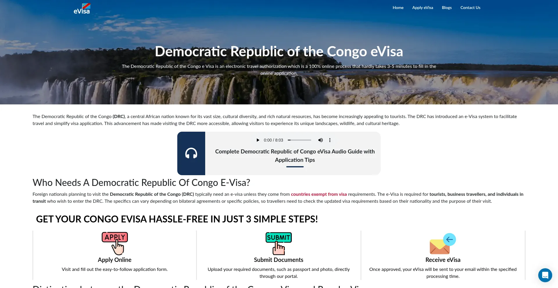 ¿És Seguro y Confiable Congo-evisa.com?