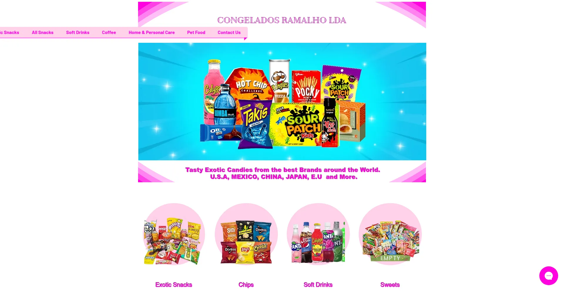Website screenshot of Congramalho.com