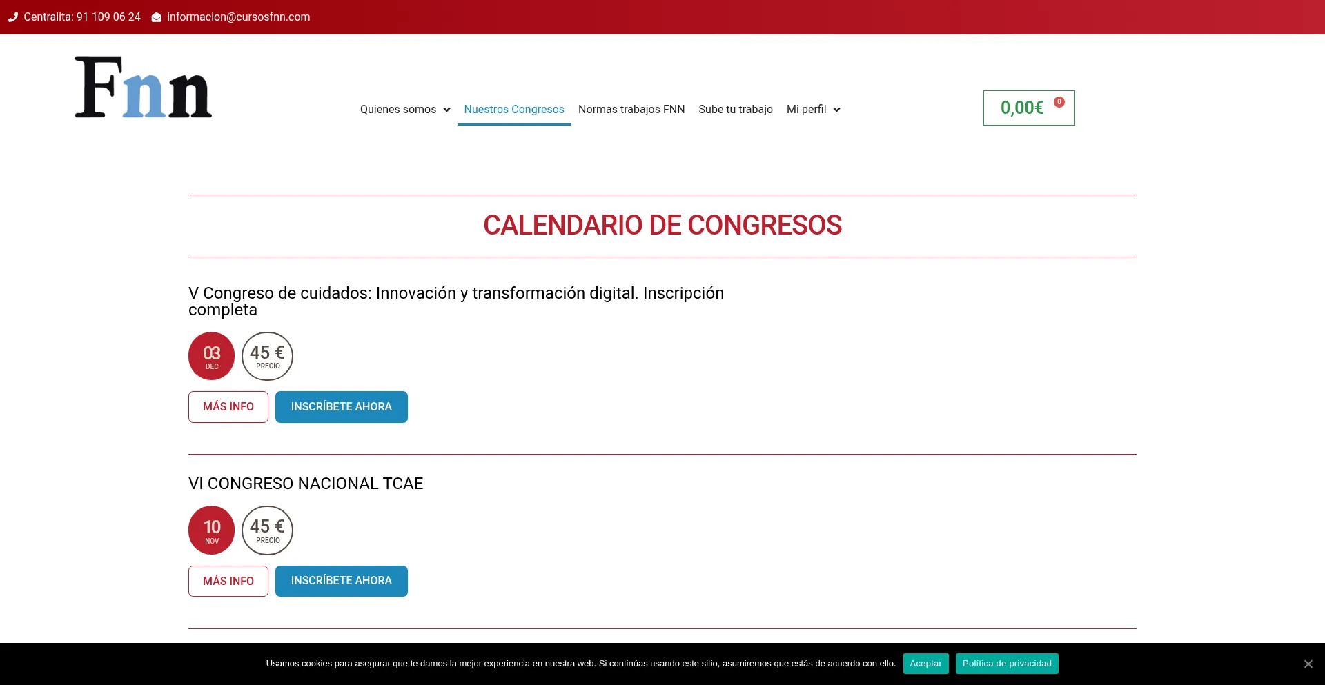 Congresosfnn.com Screenshot