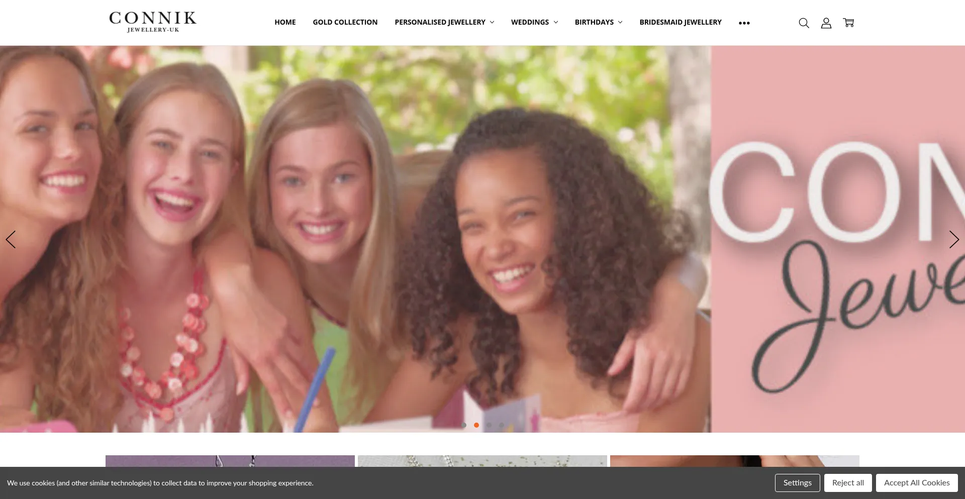 Connikjewellery.com Screenshot
