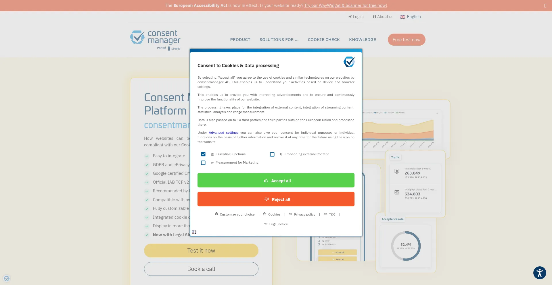 ¿És Seguro y Confiable Consentmanager.net?