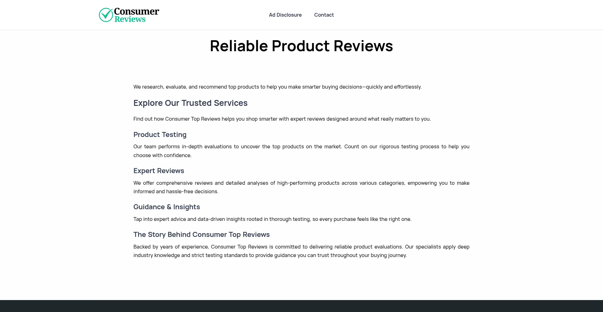 ¿És Seguro y Confiable Consumertopreviews.com?