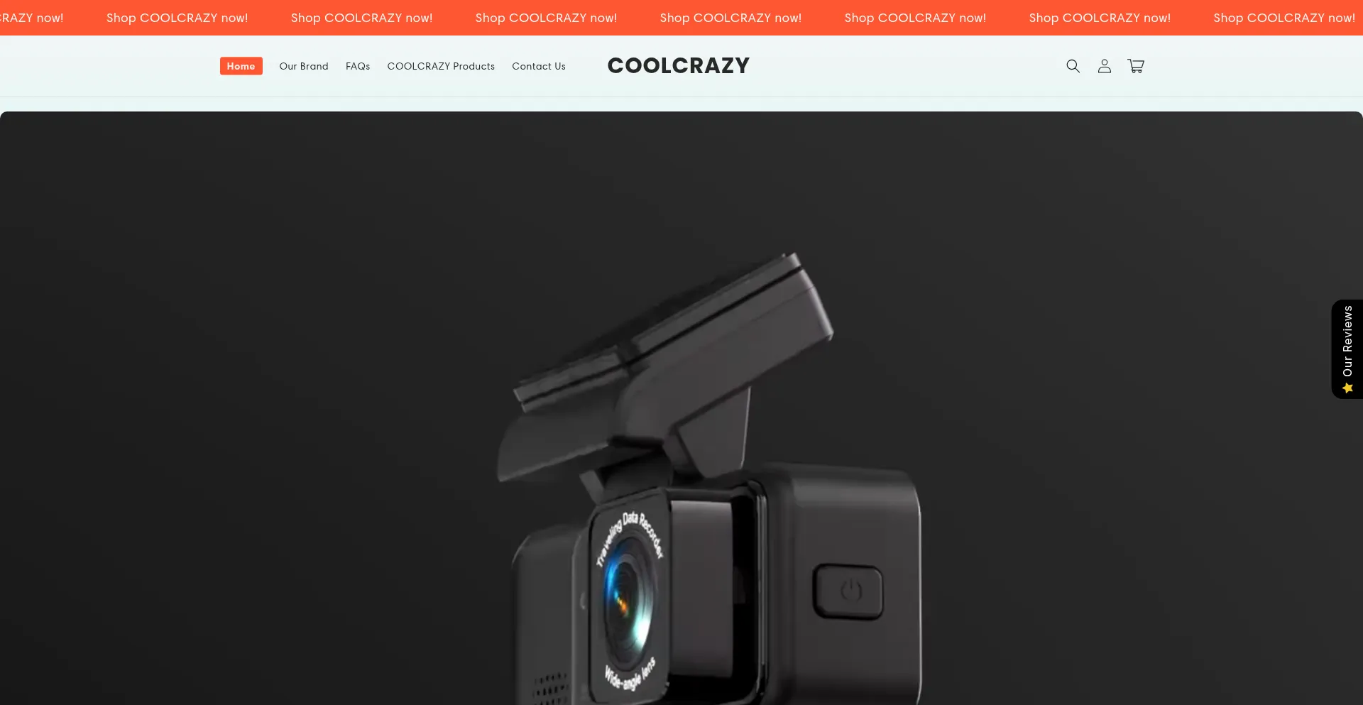 Website screenshot of Coolcrazy.cam