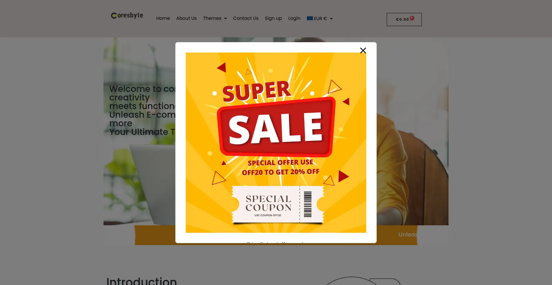 Website screenshot of Coresbyte.com