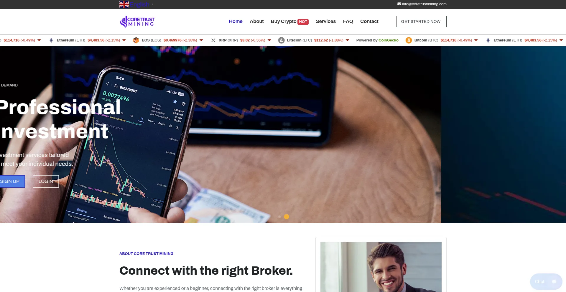 ¿És Seguro y Confiable Coretrustmining.com?