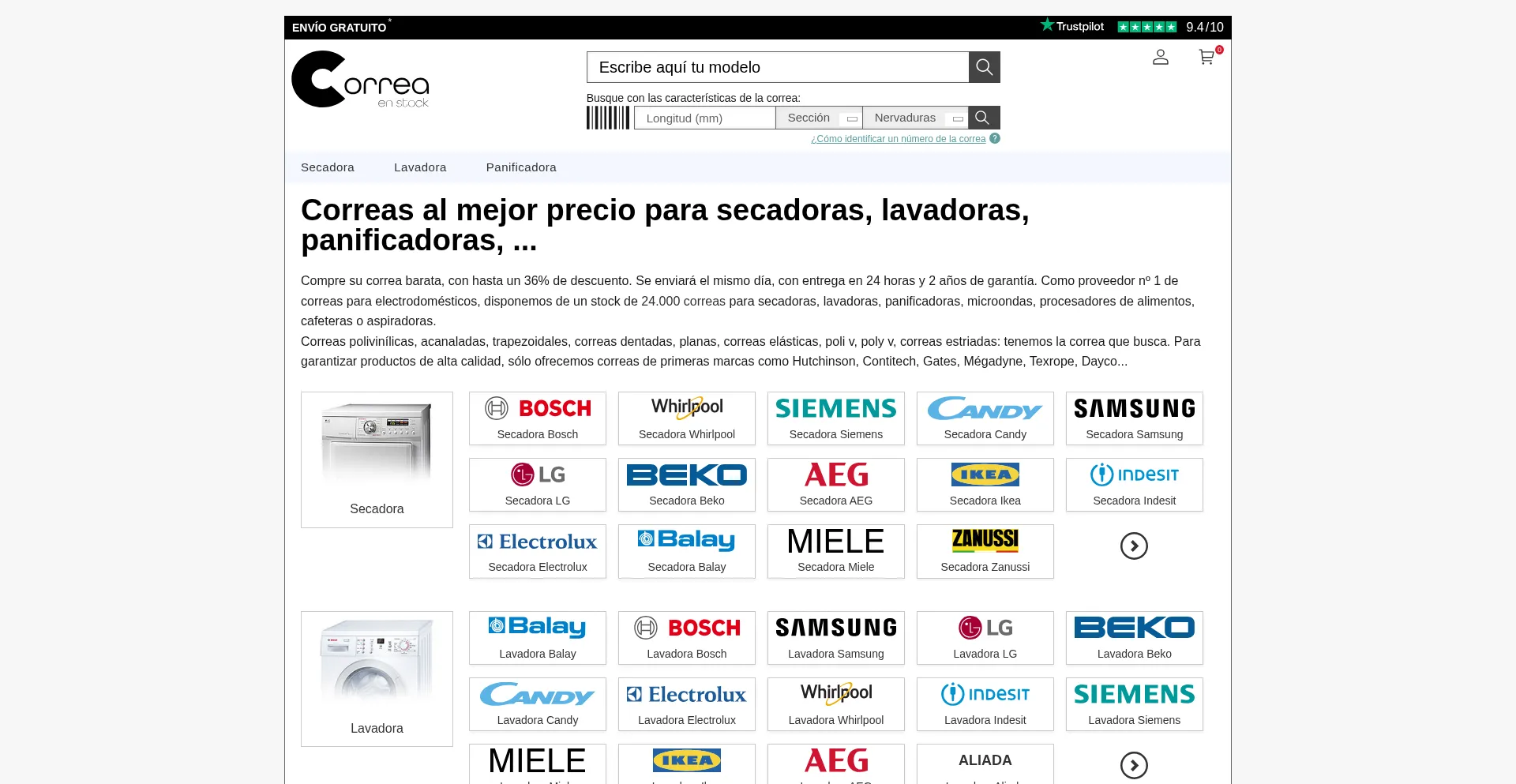 ¿És Seguro y Confiable Correa-stock.es?