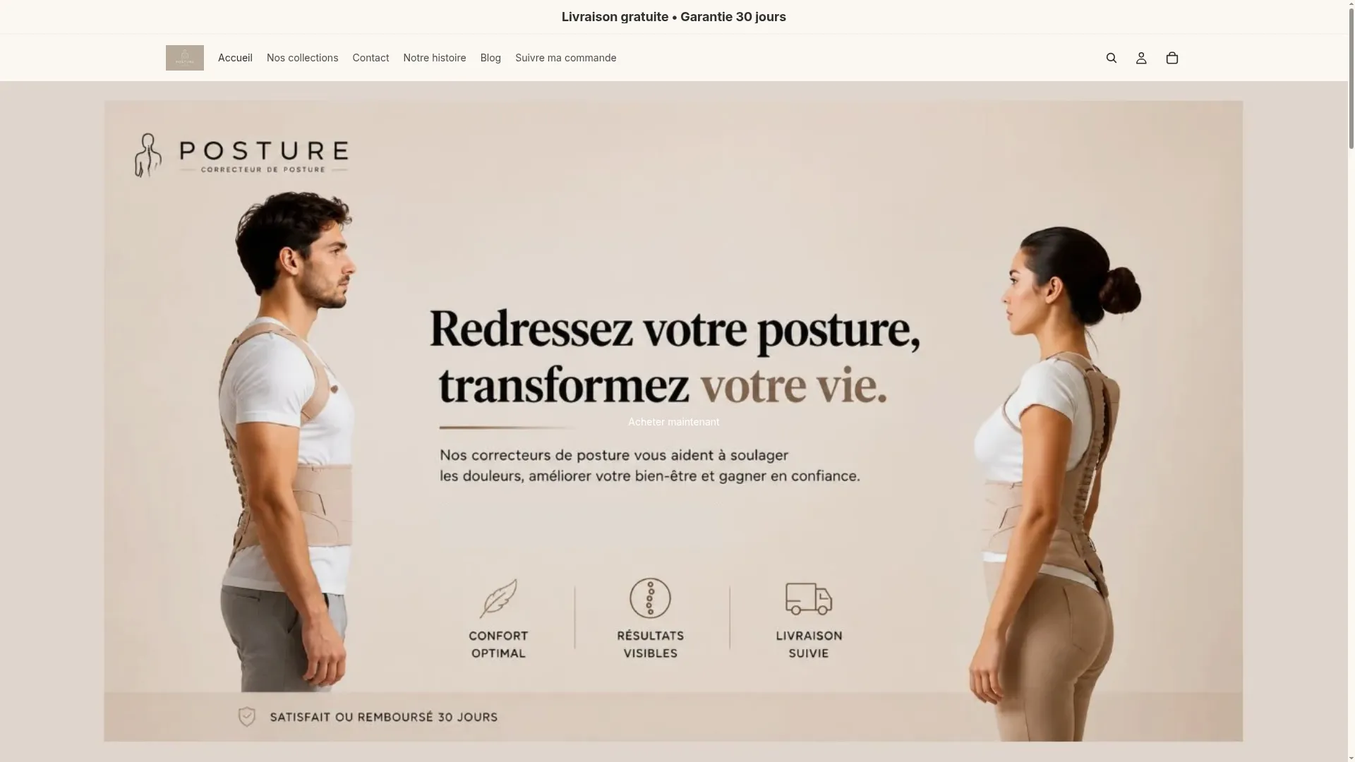 Correcteurposture.com