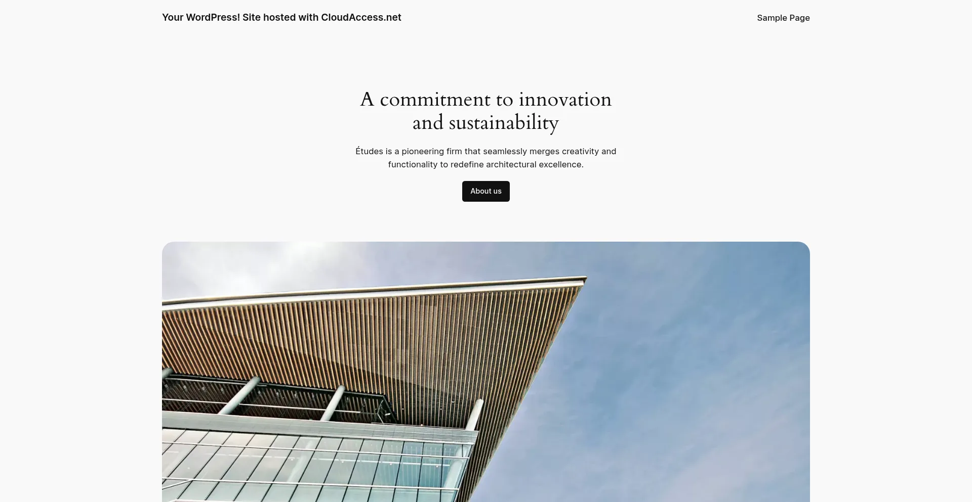 Website screenshot of Correosscompany.jdevcloud.com