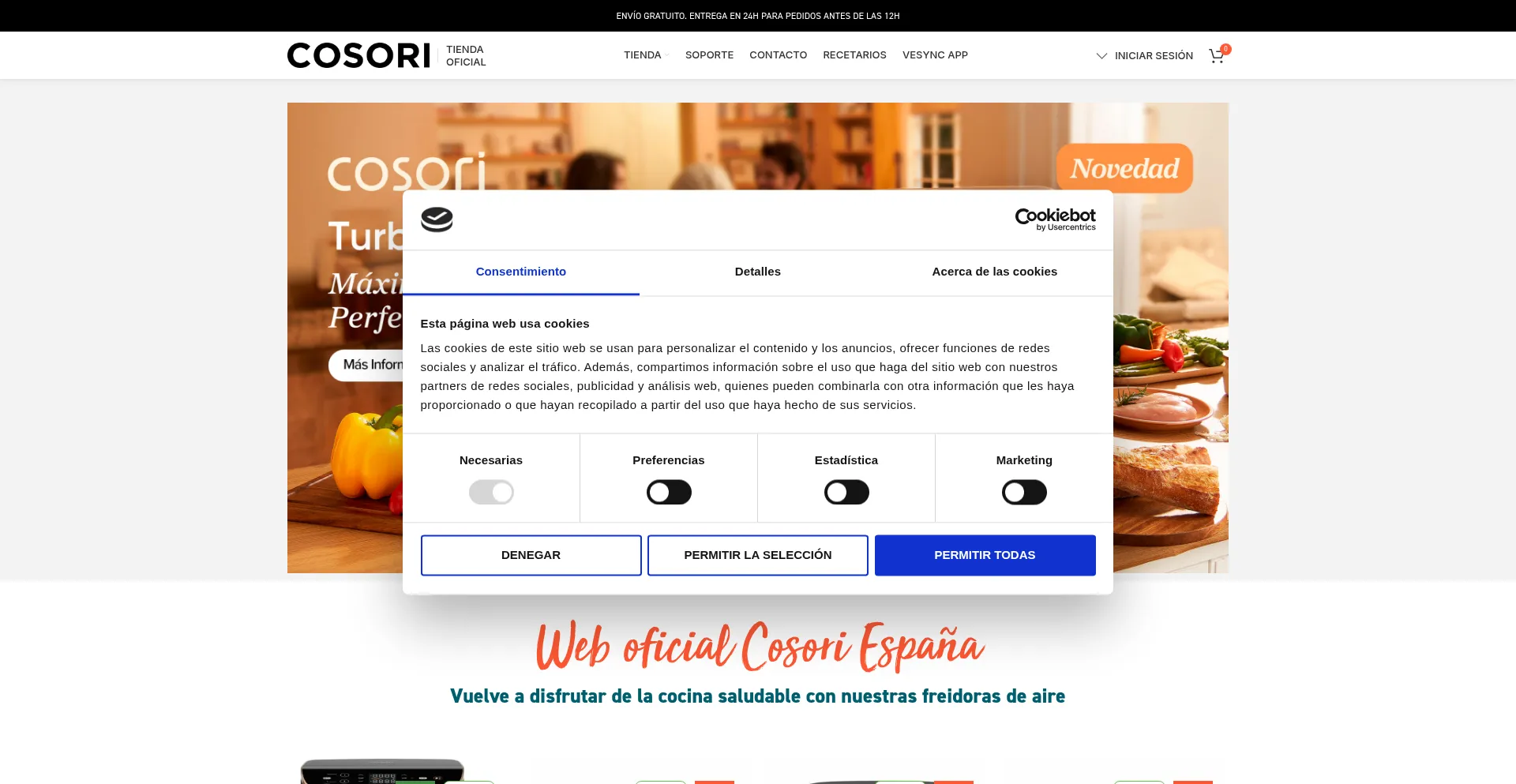 ¿És Seguro y Confiable Cosori.site?