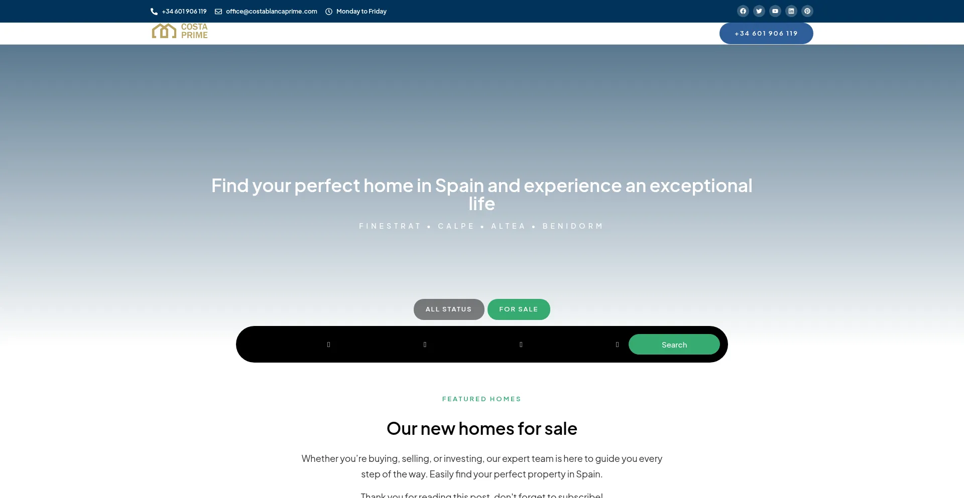 ¿És Seguro y Confiable Costablancaprime.com?