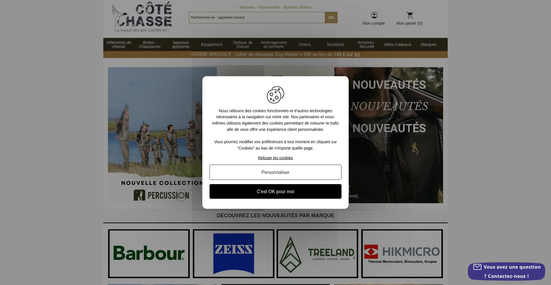 ¿És Seguro y Confiable Cote-chasse.com?