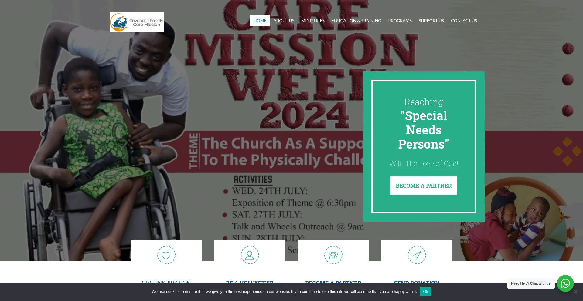 ¿És Seguro y Confiable Covenantfamilycaremission.org?