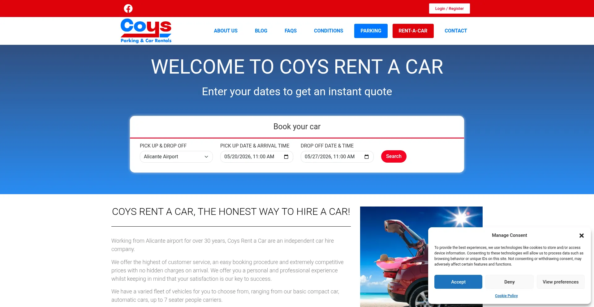 Coysrent-a-car.com