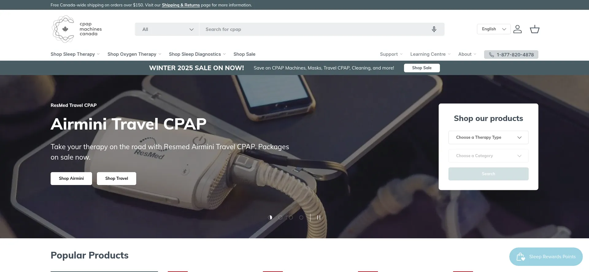 Cpapmachinescanada.ca