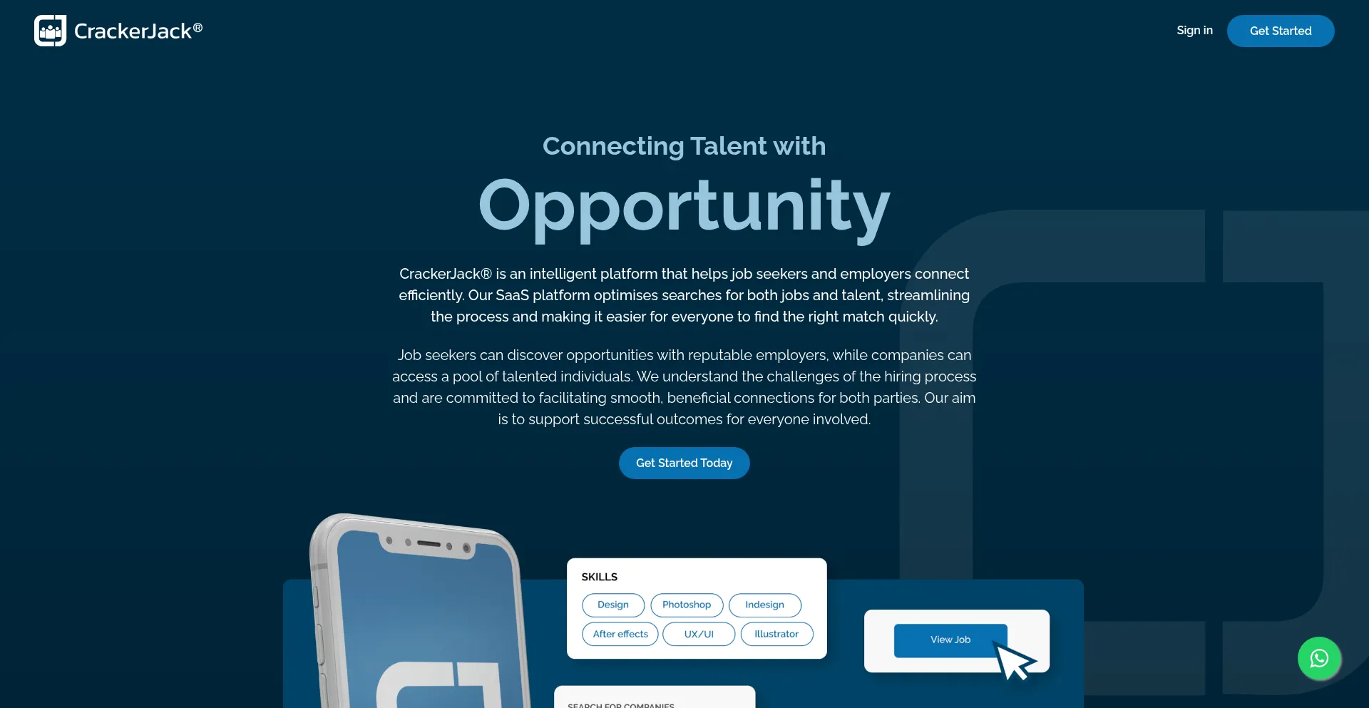 Crackerjackhire.com Screenshot