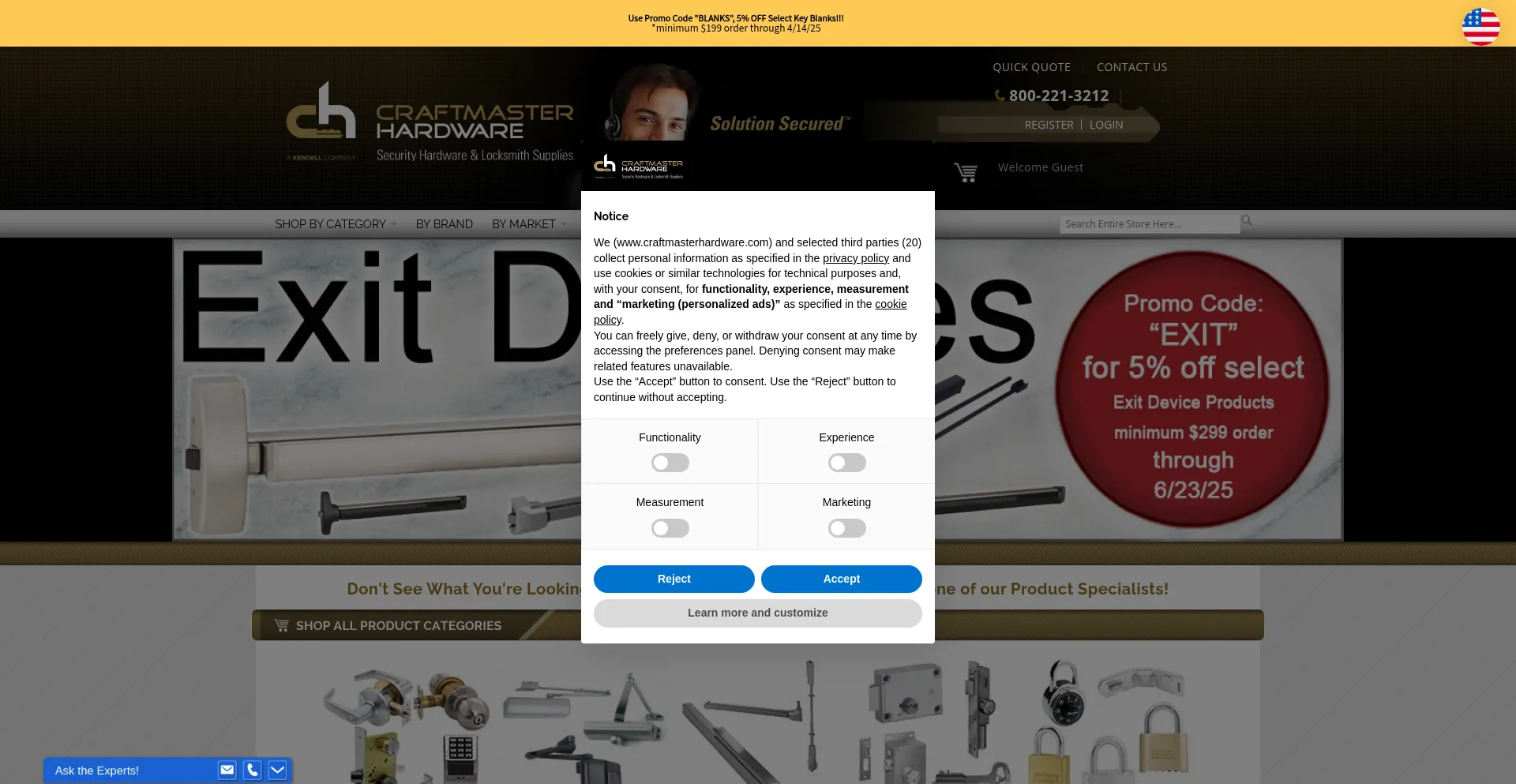¿És Seguro y Confiable Craftmasterhardware.com?