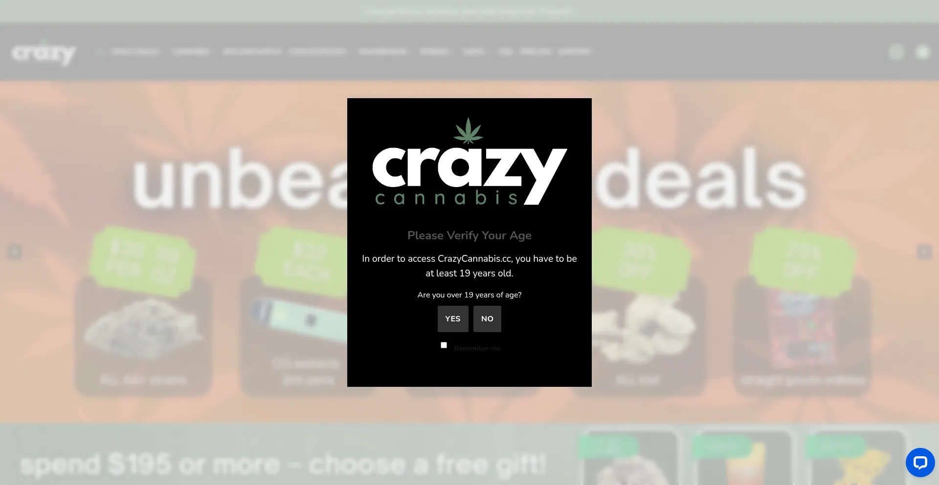 Crazycannabis.cc Screenshot