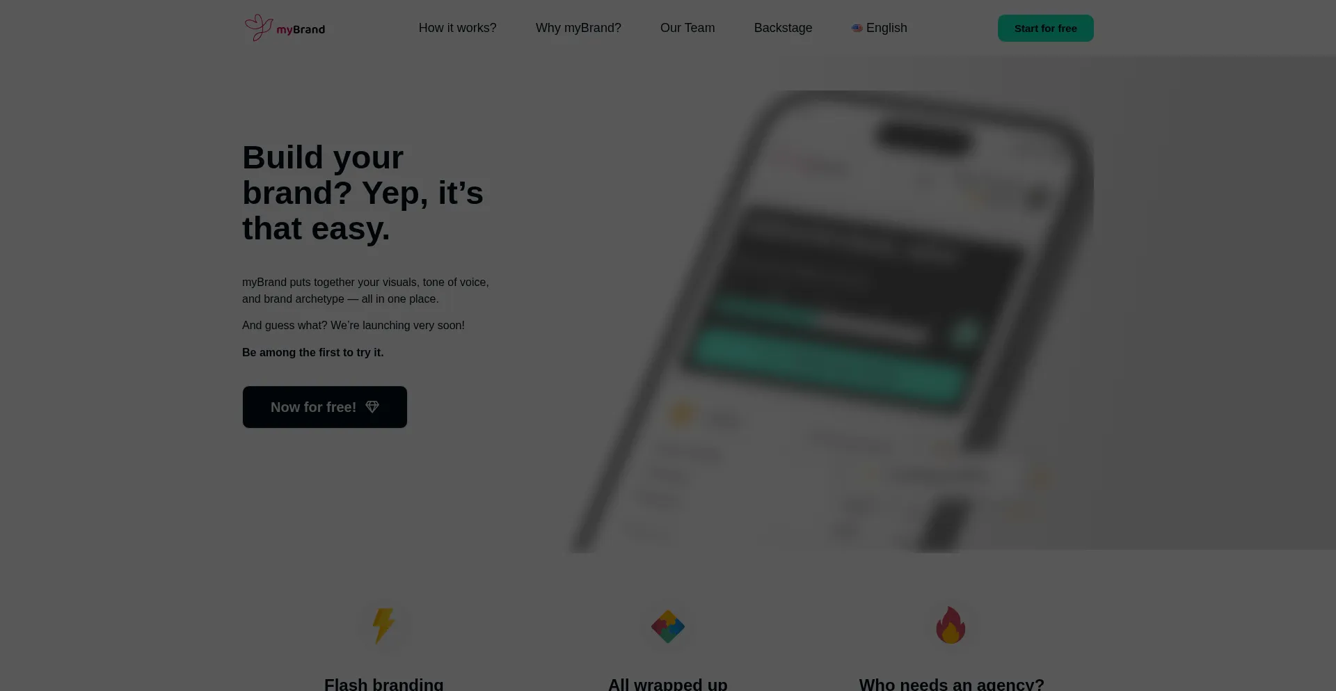 Website screenshot of Createmybrand.net