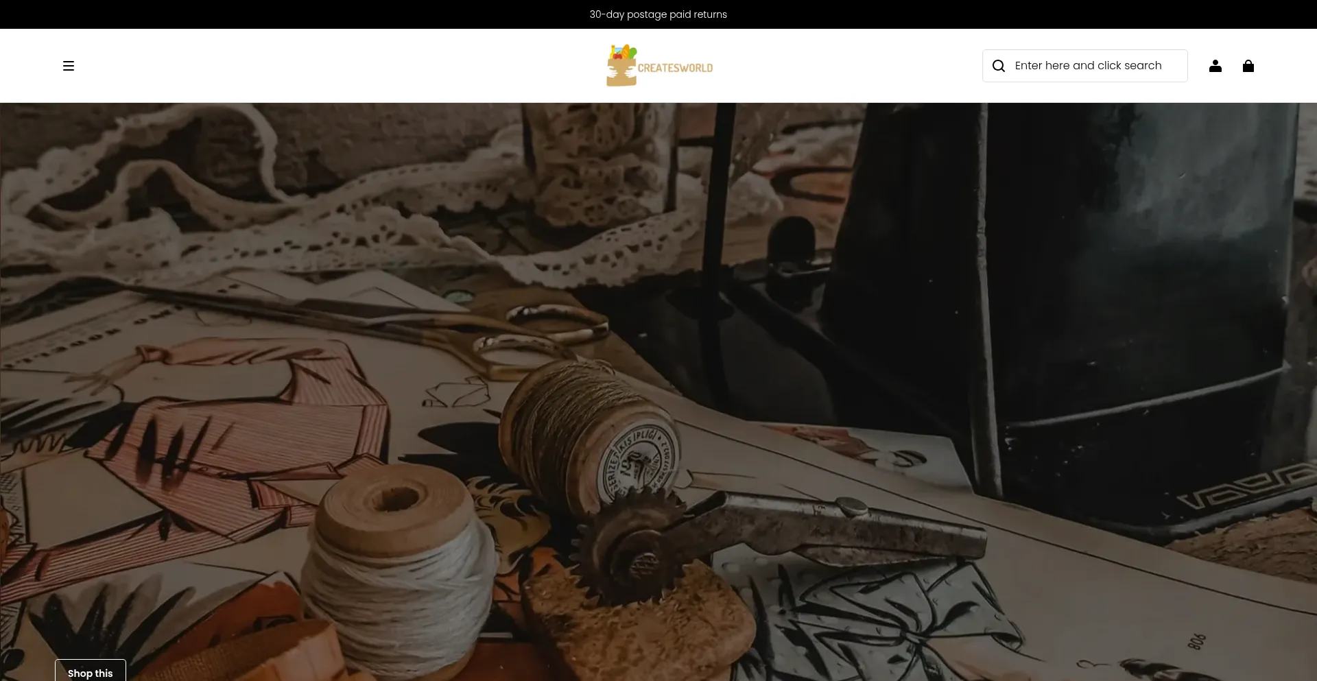 Website screenshot of Createsworld.com