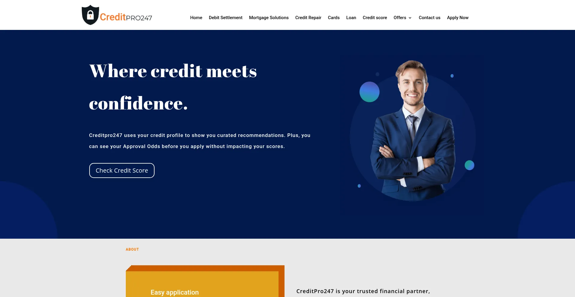 Creditpro247.com Screenshot