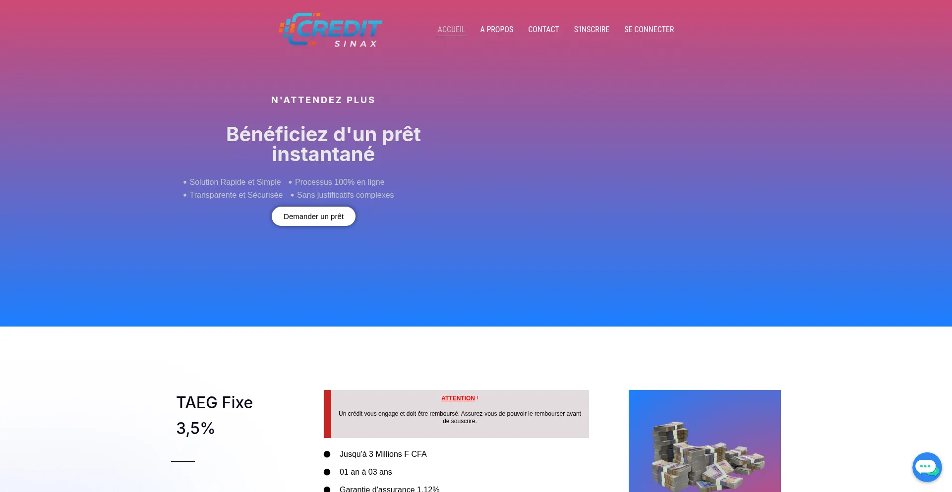 ¿És Seguro y Confiable Creditsinax.site?