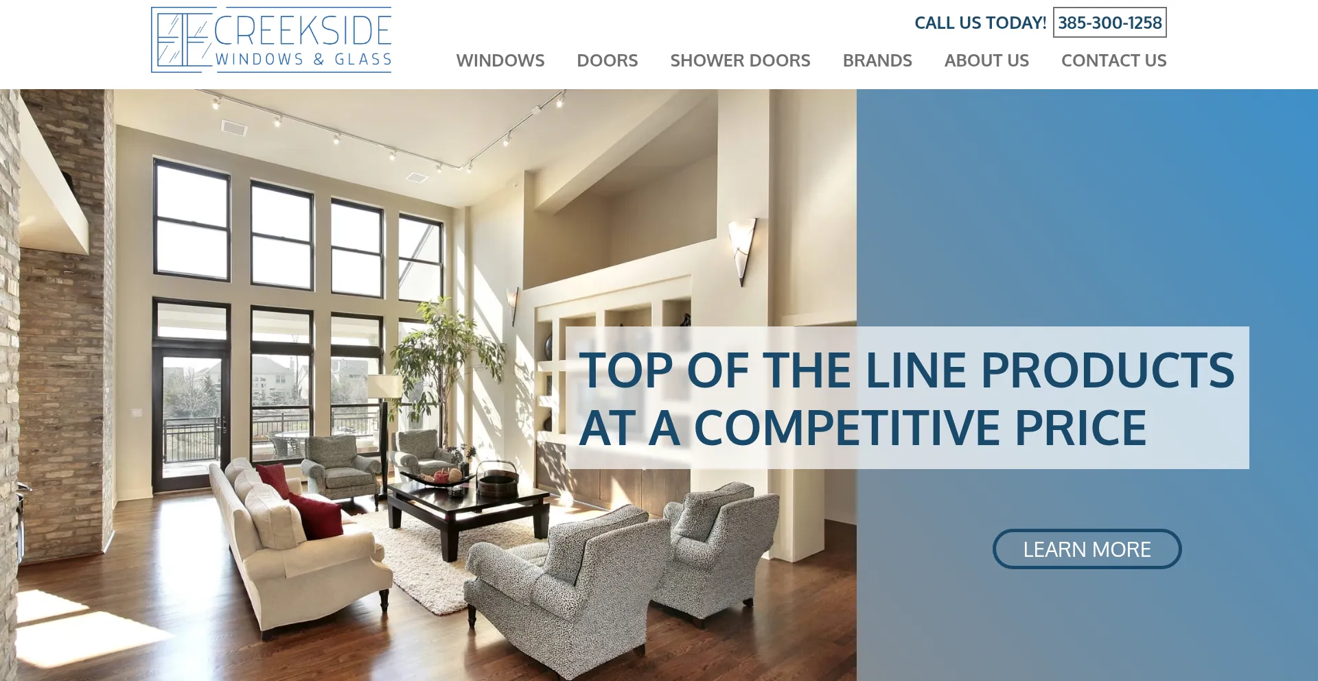 Creeksidewindows.com Screenshot