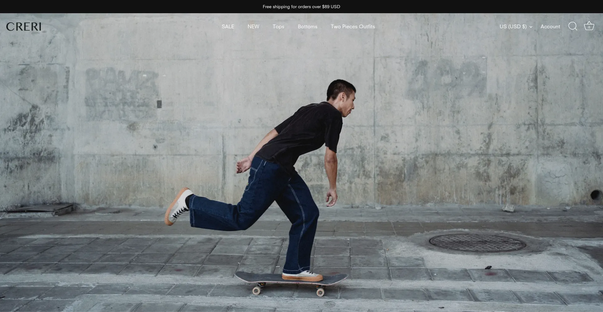Website screenshot of Creri.com