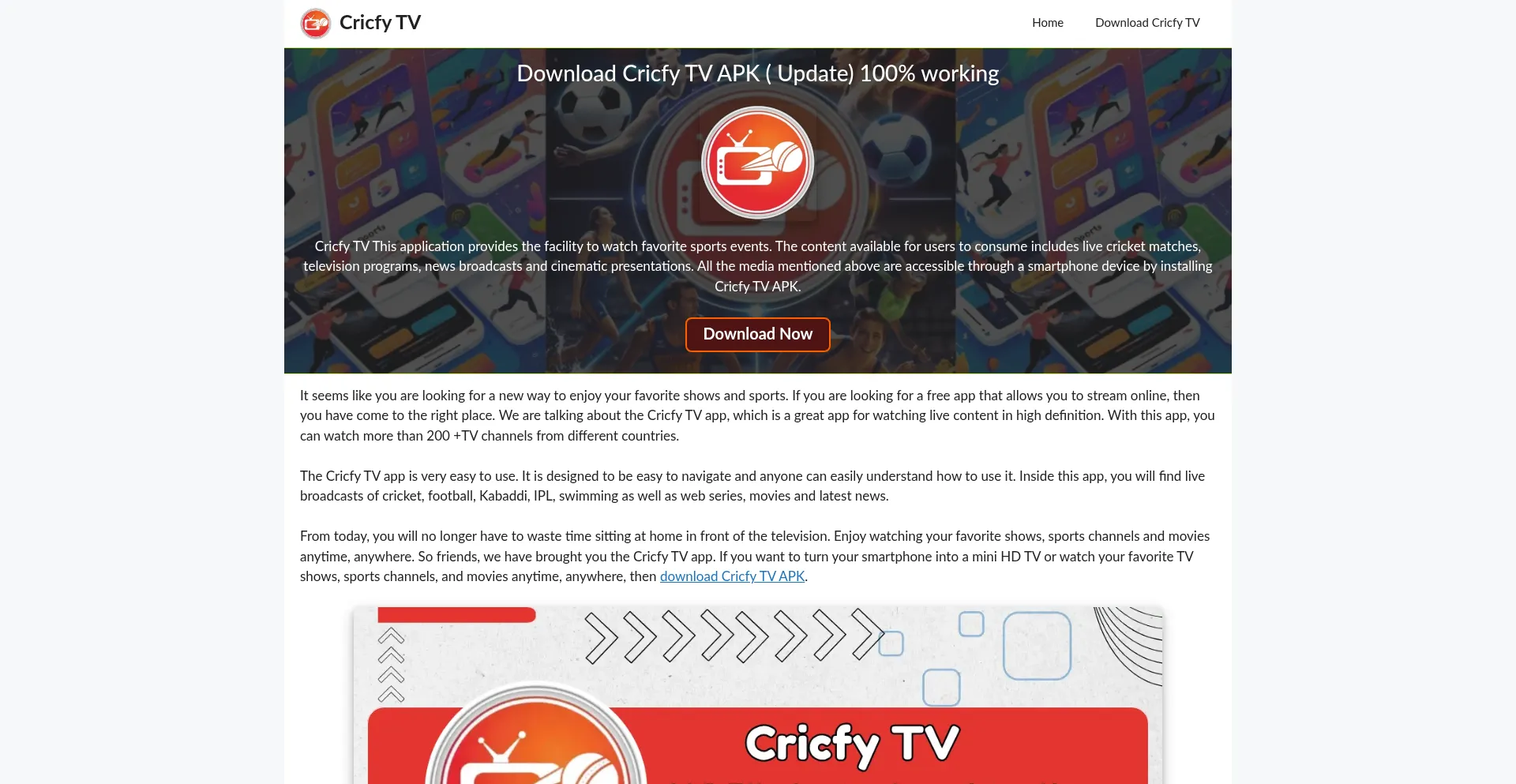 ¿És Seguro y Confiable Cricfy.tv.in?