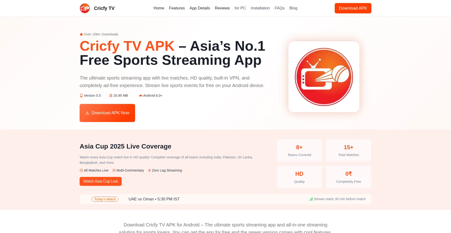 ¿És Seguro y Confiable Cricfytv.to?