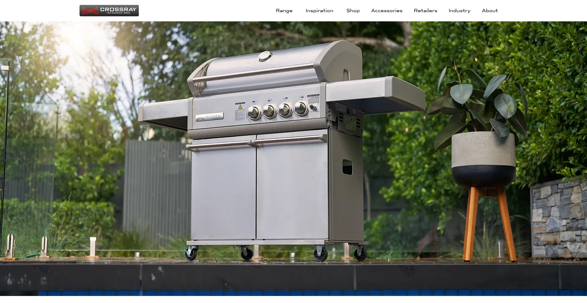 Website screenshot of Crossray.com.au
