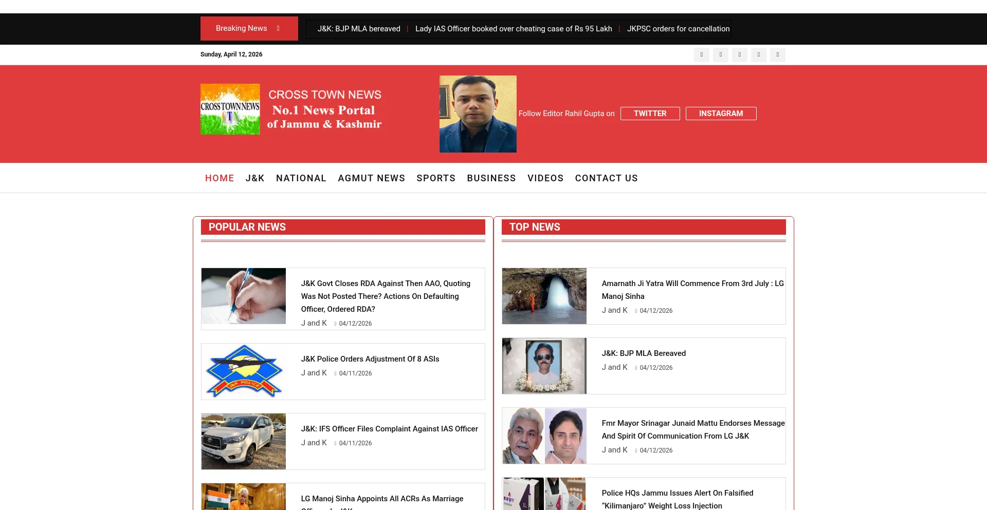 Crosstownnews.in