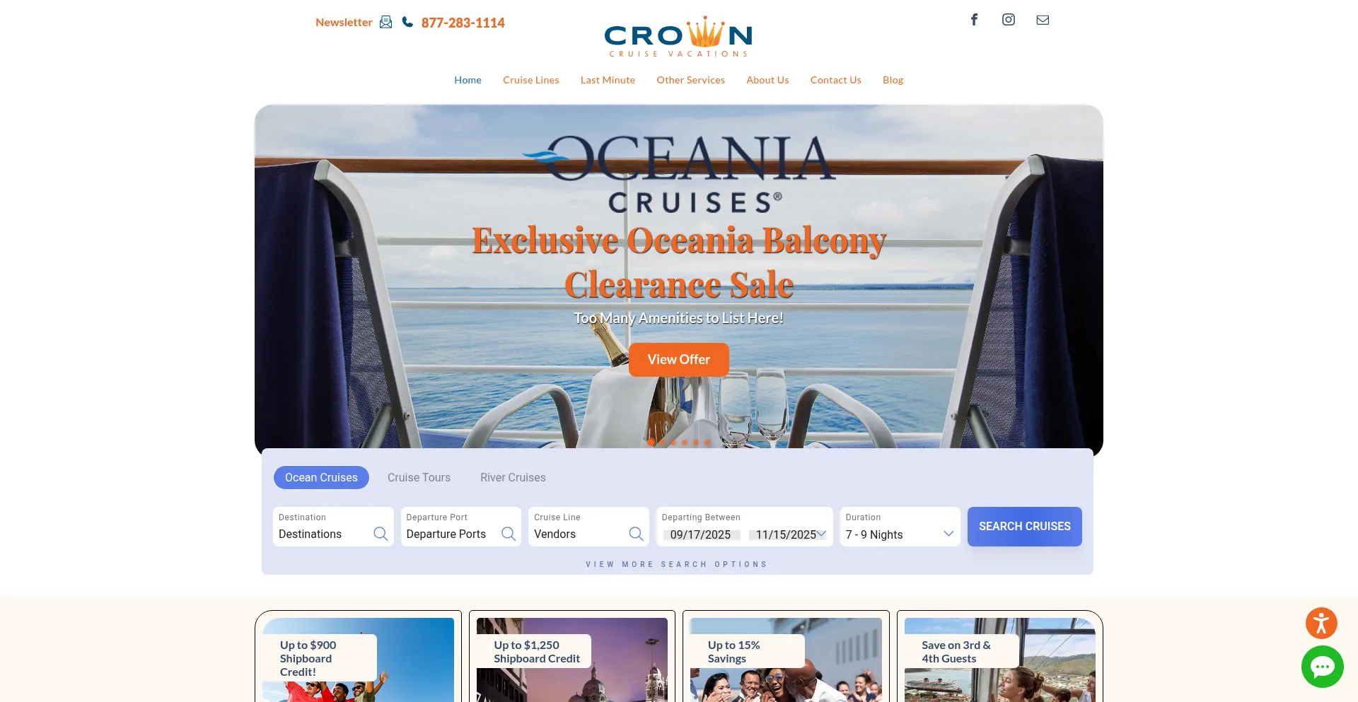 ¿És Seguro y Confiable Crowncruisevacations.com?