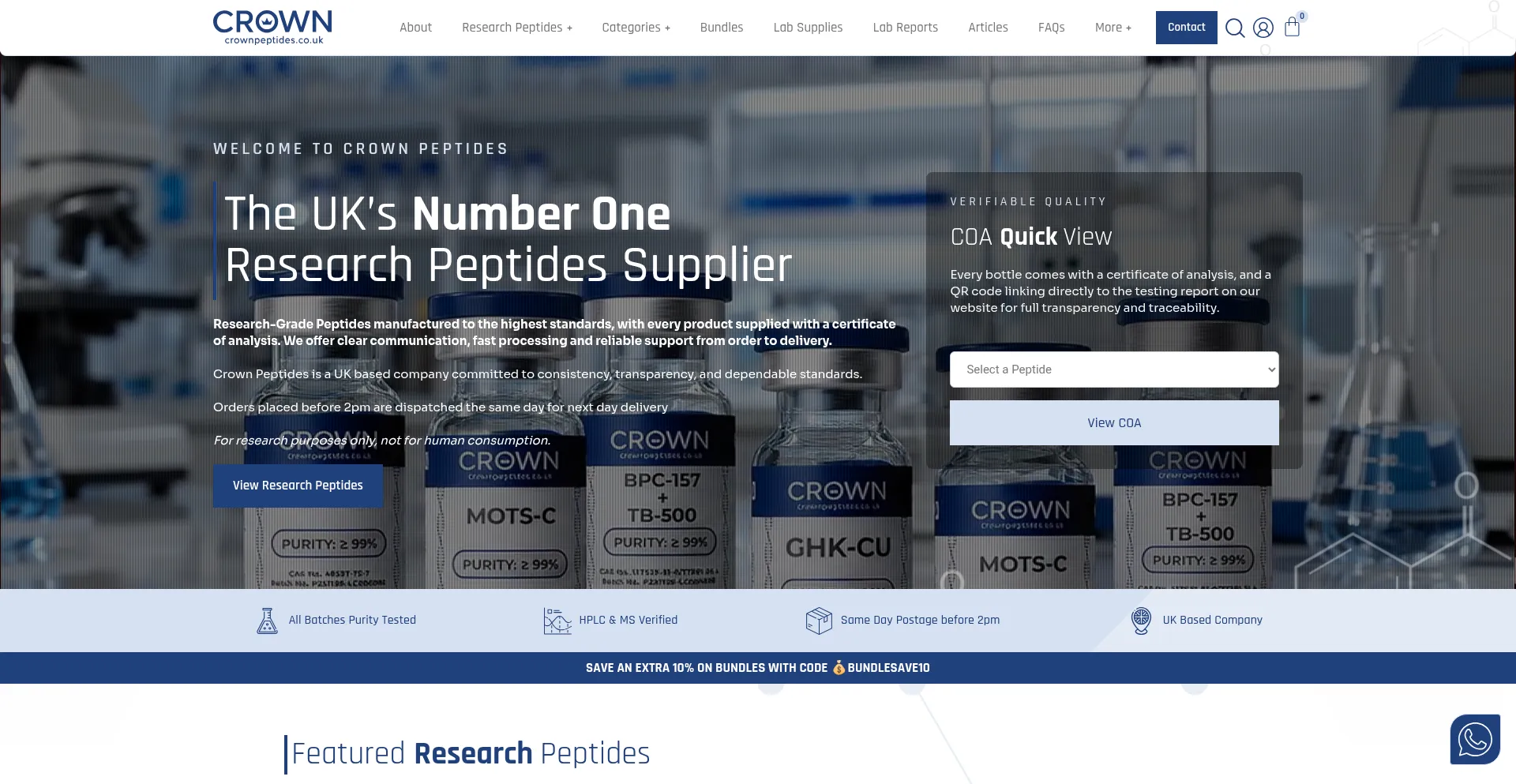 Crownpeptides.co.uk