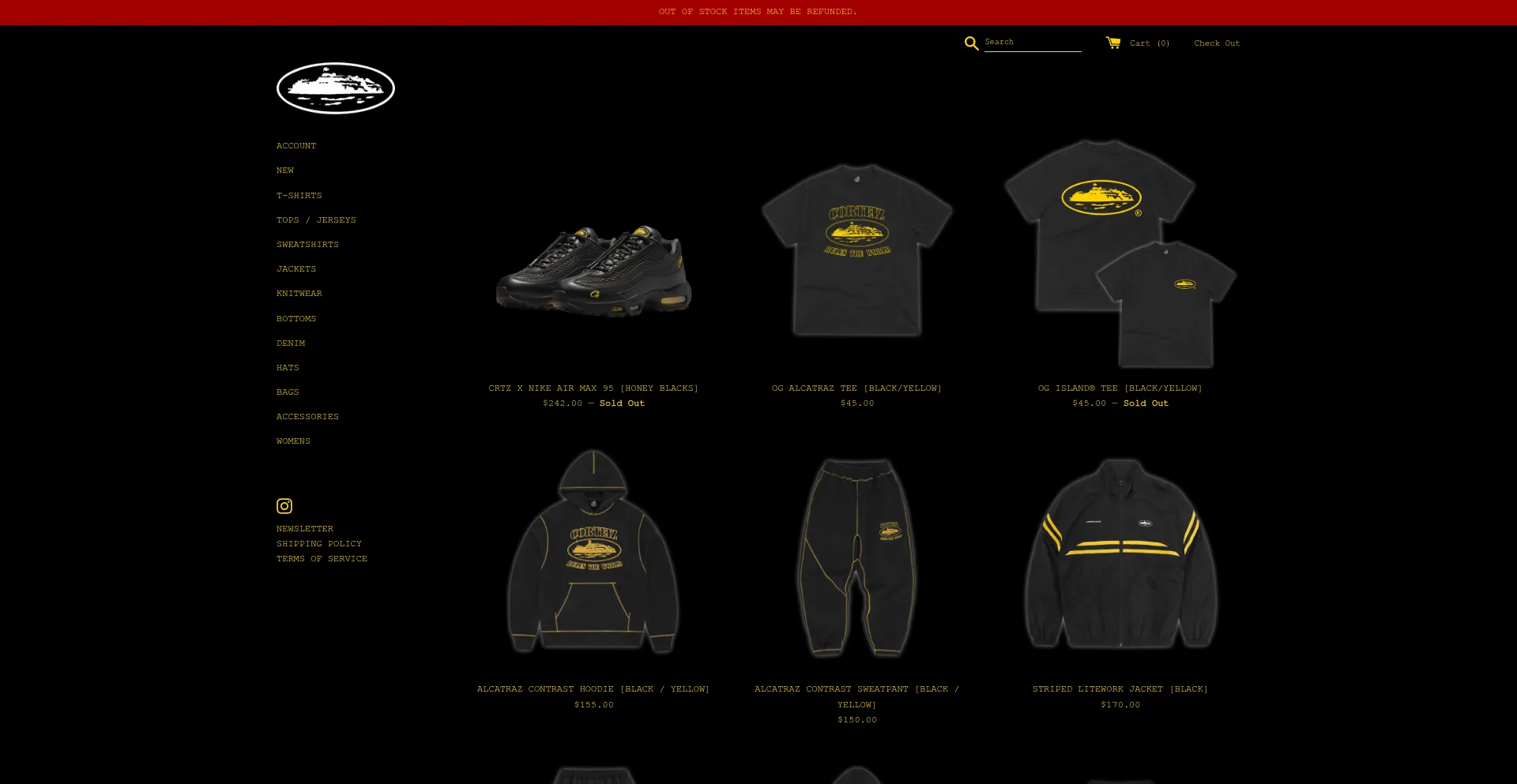 Website screenshot of Crtz.xyz