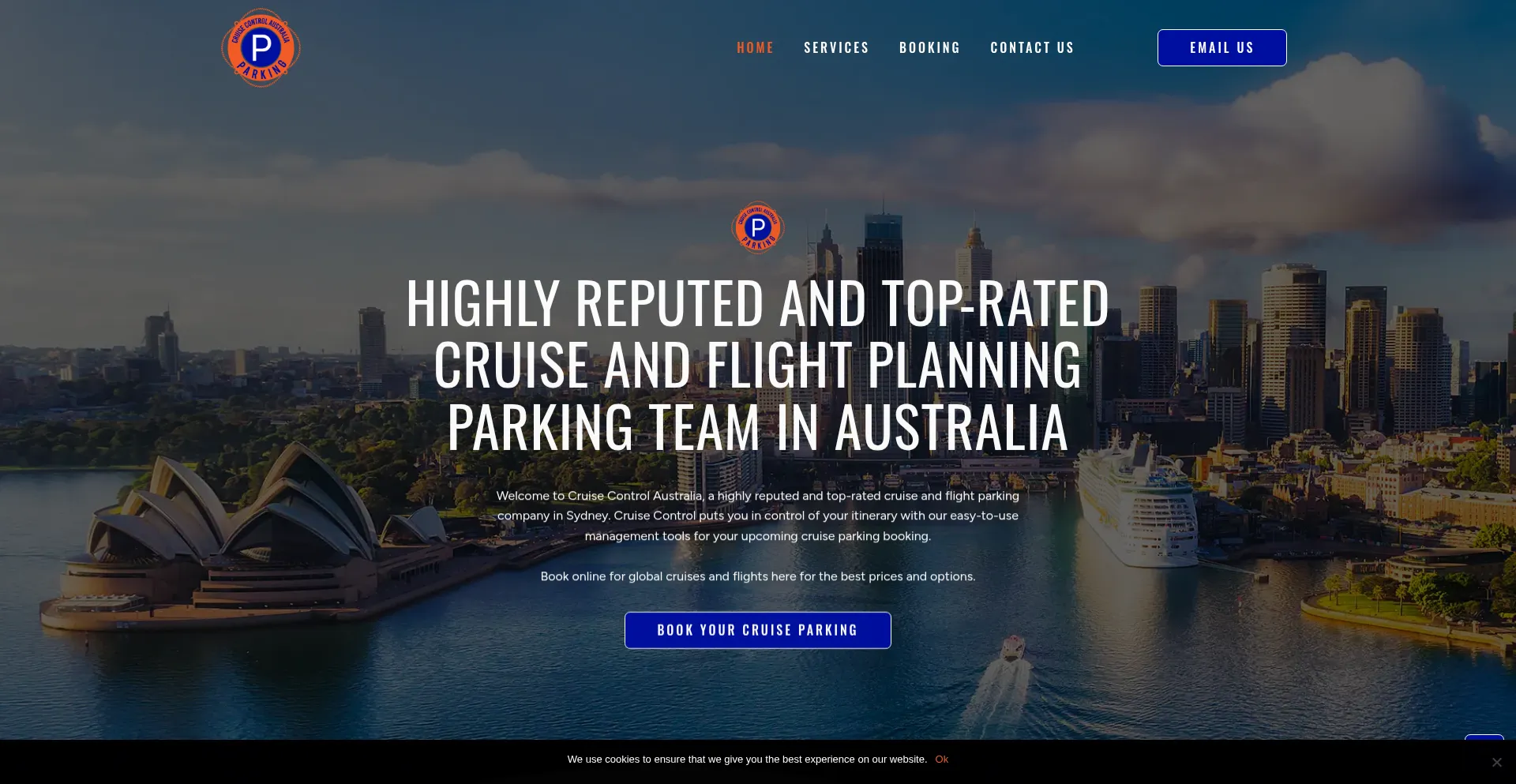 Website screenshot of Cruisecontrolaustralia.com