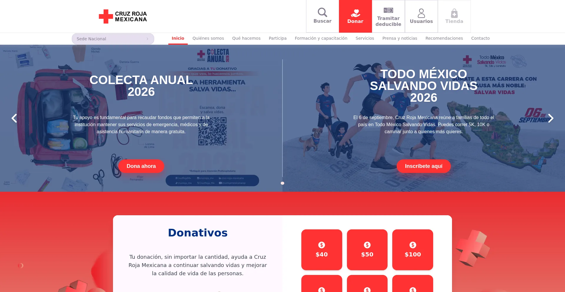 Cruzrojamexicana.org.mx