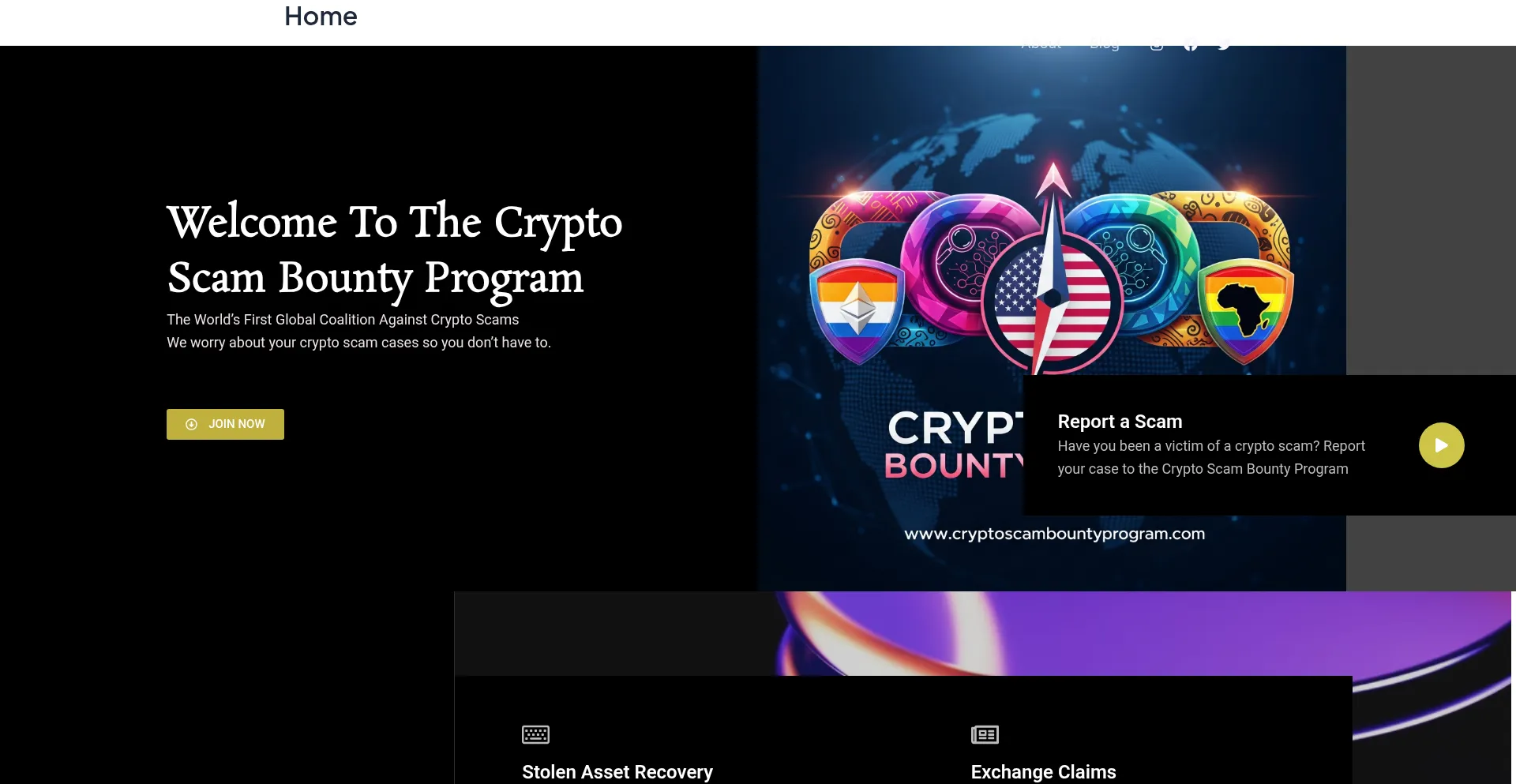 ¿És Seguro y Confiable Cryptoscambountyprogram.com?