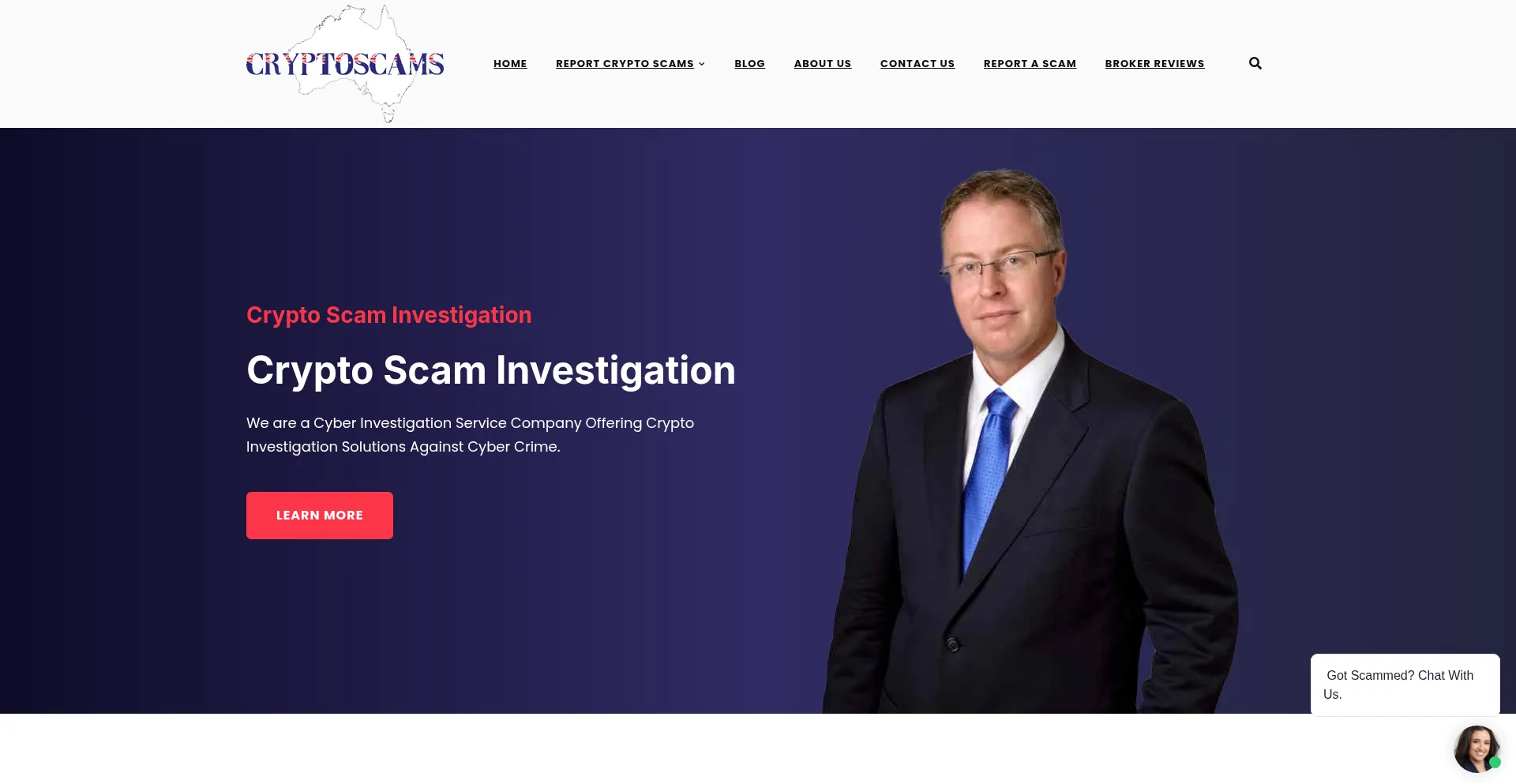 ¿És Seguro y Confiable Cryptoscams.com.au?