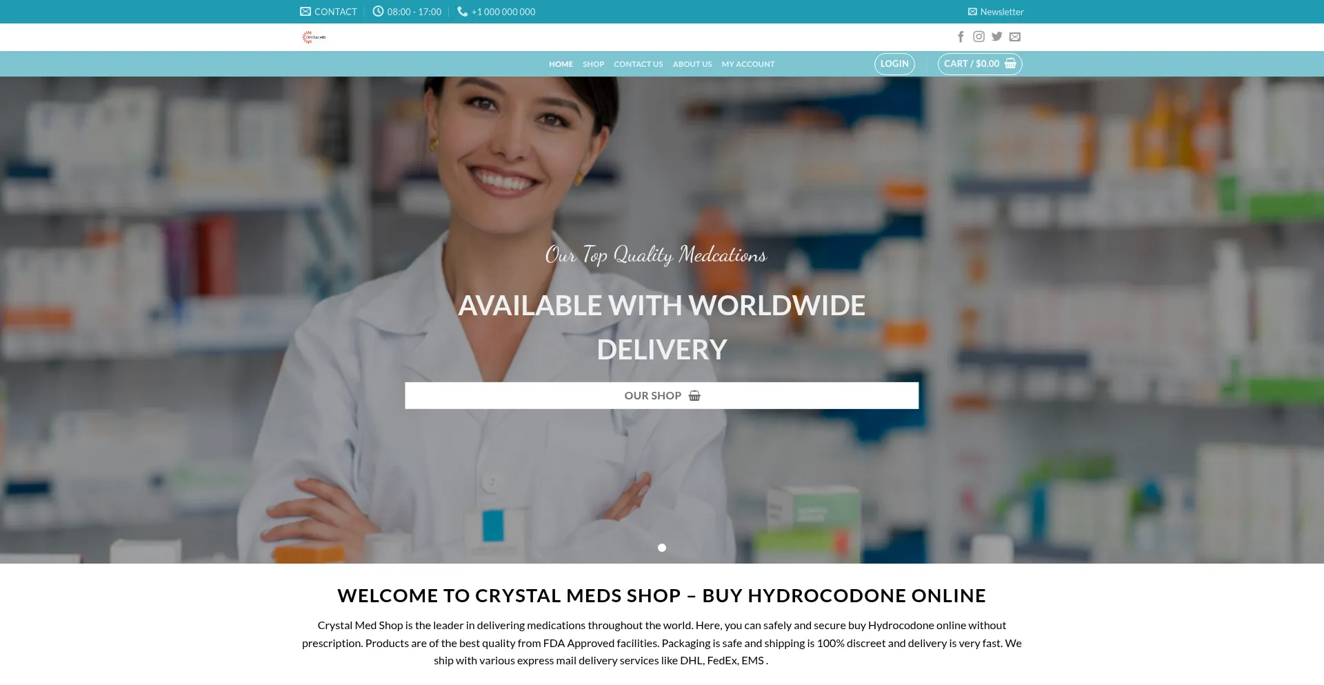 ¿És Seguro y Confiable Crystalmedshop.com?