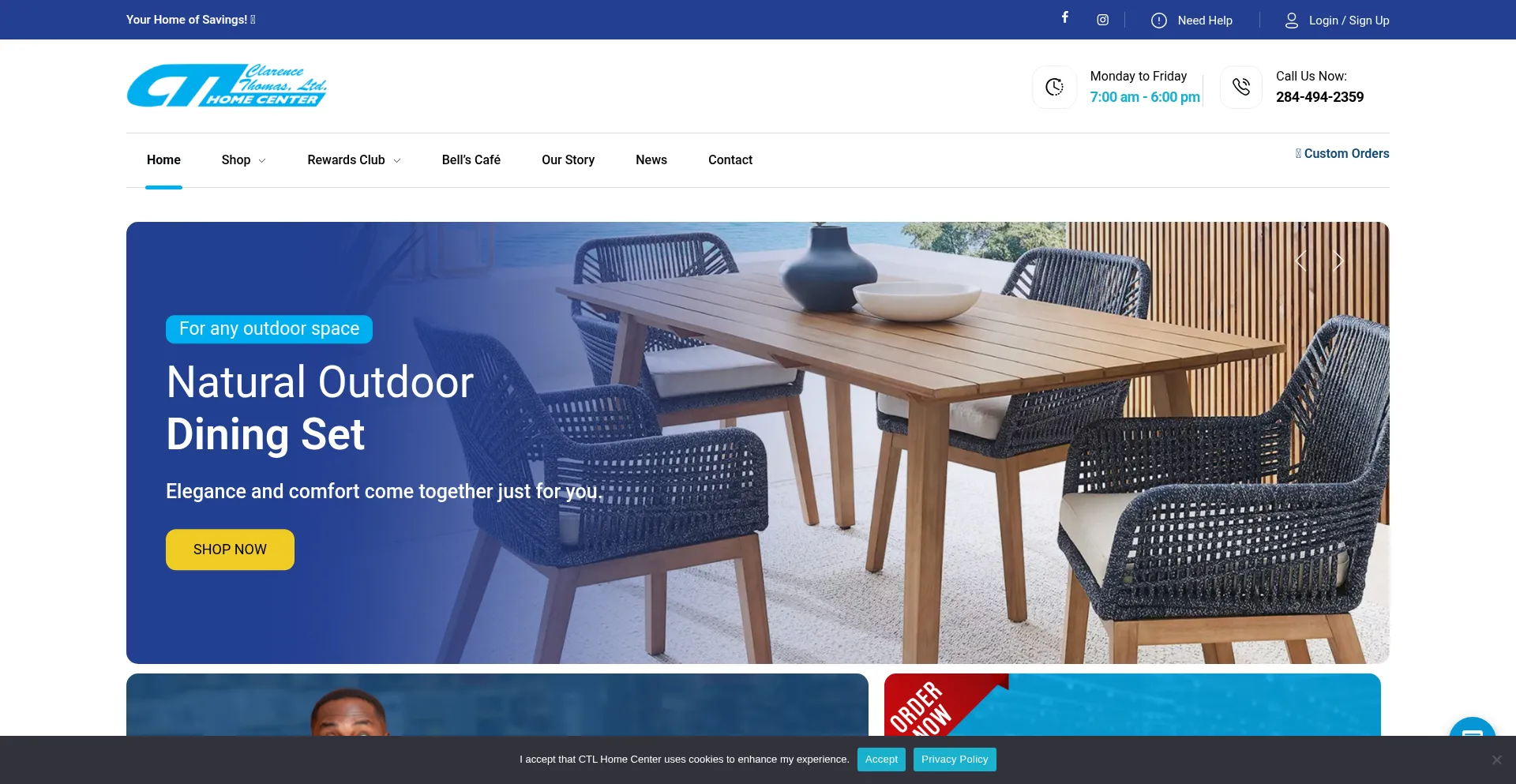 Website screenshot of Ctlbvi.com