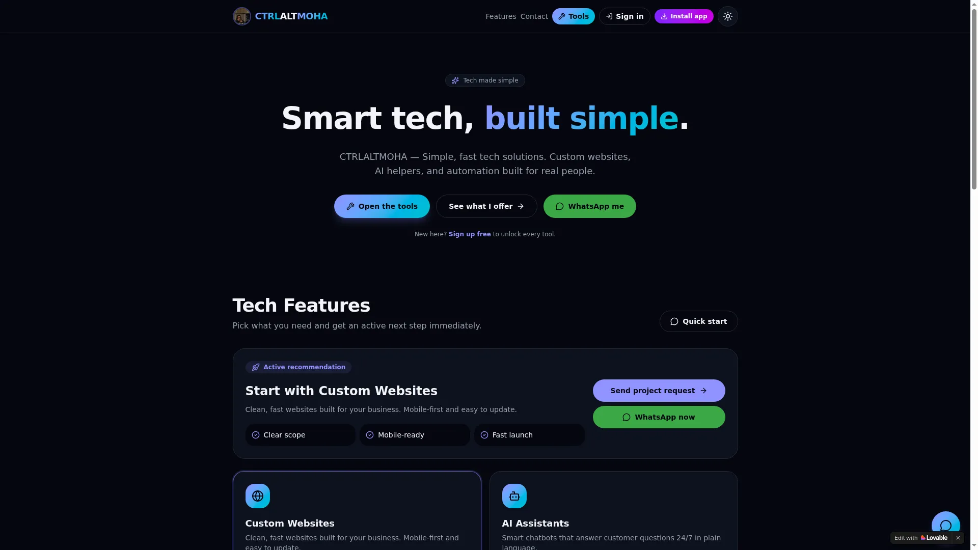 Ctrlaltmoha.lovable.app