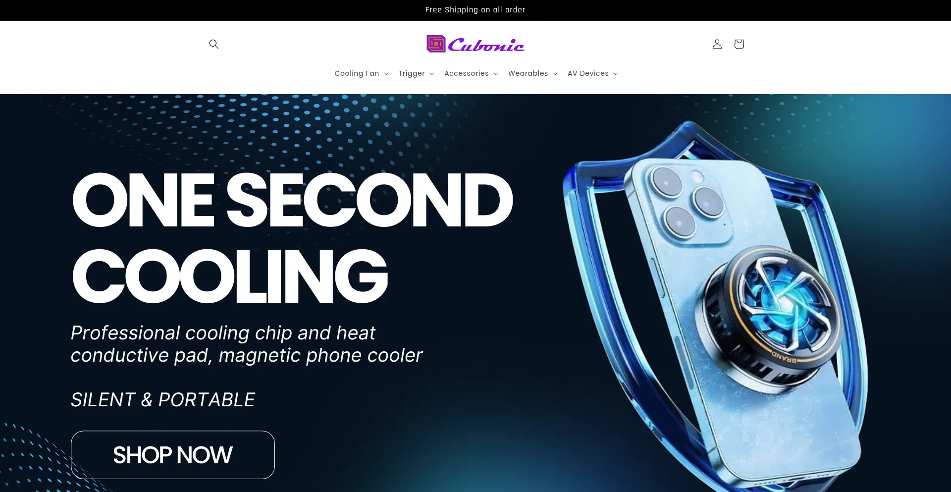 Website screenshot of Cubonicindia.com