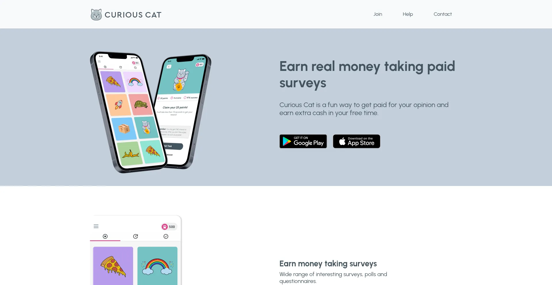 Curiouscatapp.com Screenshot