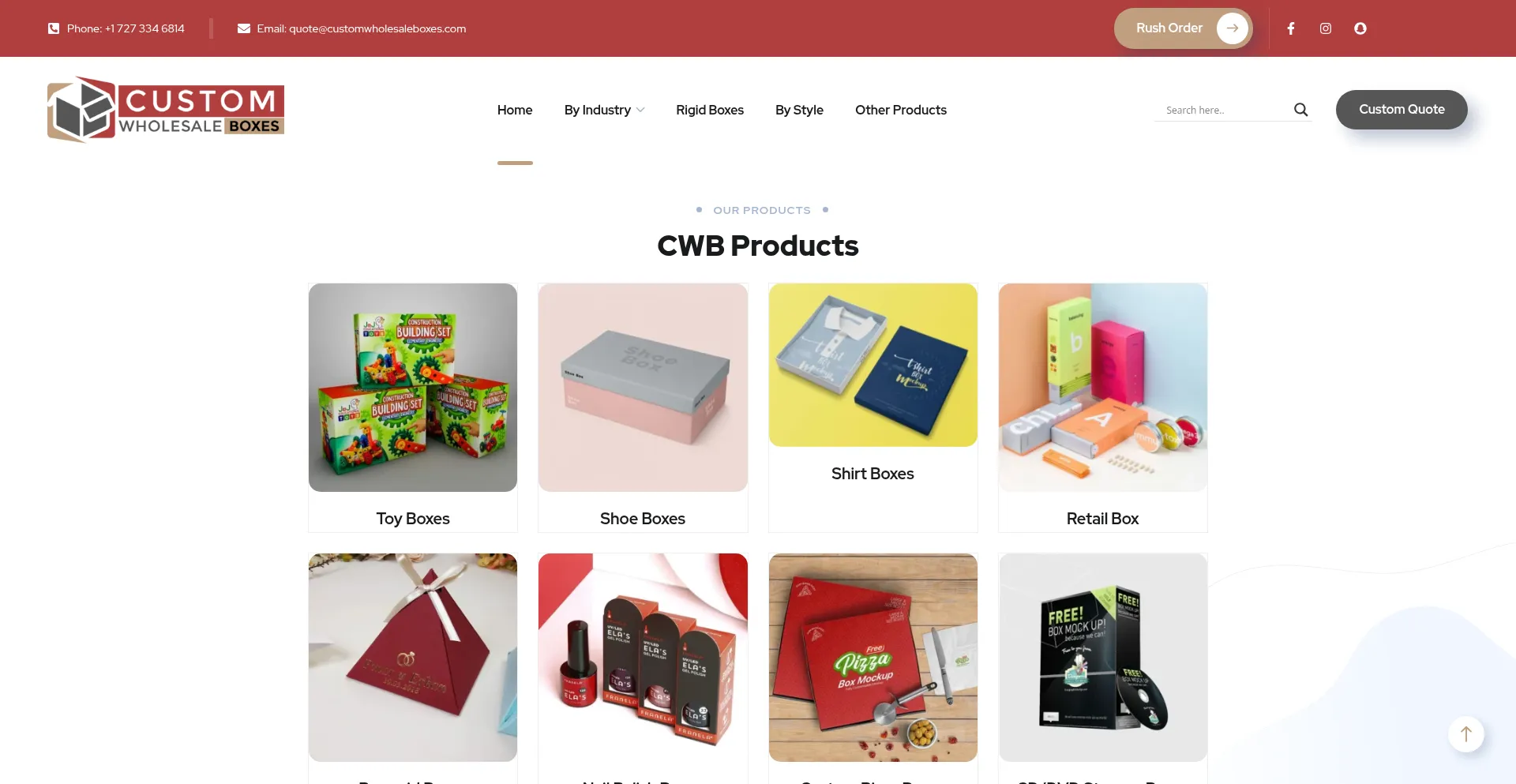 ¿És Seguro y Confiable Customwholesaleboxes.com?