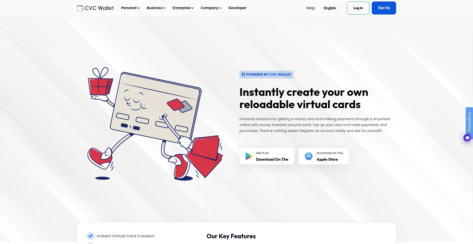 Cvcwallet.com Screenshot